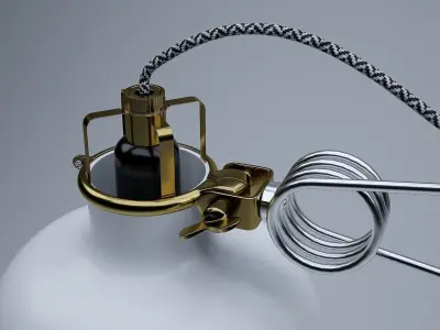 Ranarp Wall Clamp Spotlight 3D model