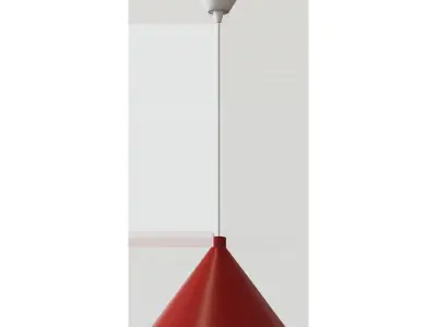 NEVLINGE Pendant lamp dark red 33 cm 3D model