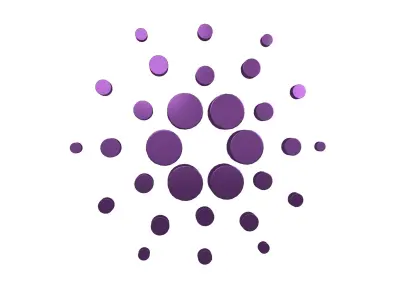 Cardano Coin v1 004 Low-poly 3D model