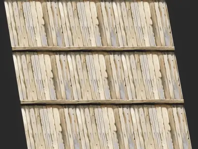 Stylized Wood Fence Seamless Texture  Texture