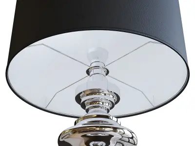 Black Table Lamp 3D model
