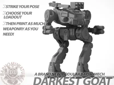 Mech- Darkest Goat B 3D print model