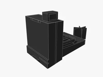 Brisbane Mercure Hotel Low-poly 3D model