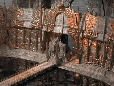 Dantes Underworld City 1 3D model