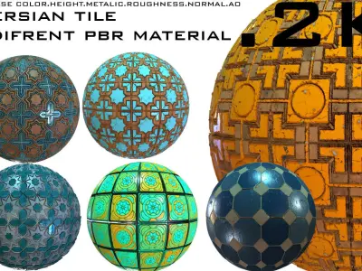 Tile persian Texture