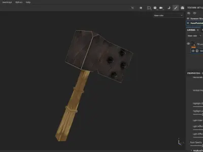 STYLIZED HAND-PAINTED METAL Generator For Substance Painter Texture