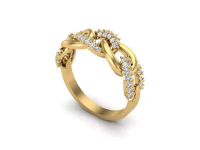 Jewelry ring 434 3D print model