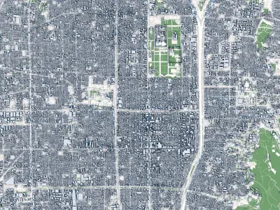 Kyoto City Japan 3D model