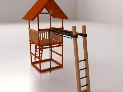 Monkey Bars 3D model