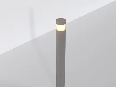 Futuristic Floor Lamp 01 3D model