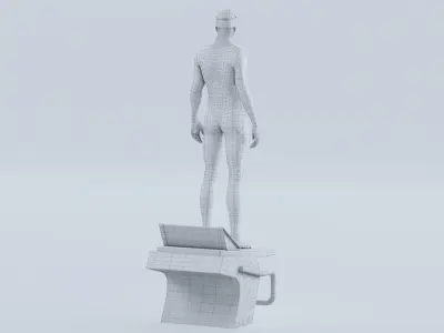  Male Swimmer Animated HQ 001 Standard License 