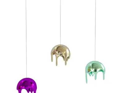 Pendant lamp Candy 3D model