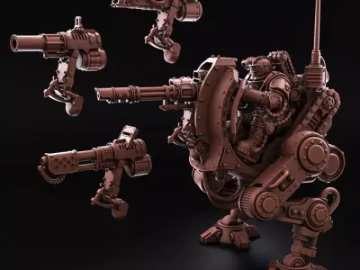 Scout Solar Mech - Imperial Force 3D print model