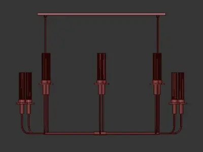 Four Hands Stockton 3D model