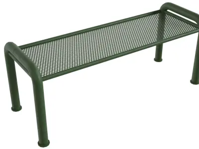 Park Bench 09 Low-poly 3D model