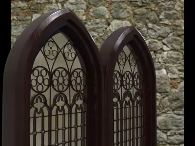 Epic Window Low-poly 3D model