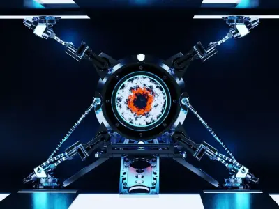 Sci-fi Portal 3D model