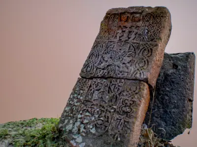 Cross stone 3D model