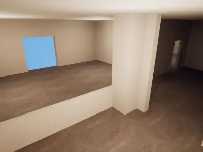 ApartmentLayout floor plan of room Free low-poly 3D model