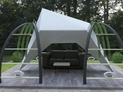 outdoor seating 3D model