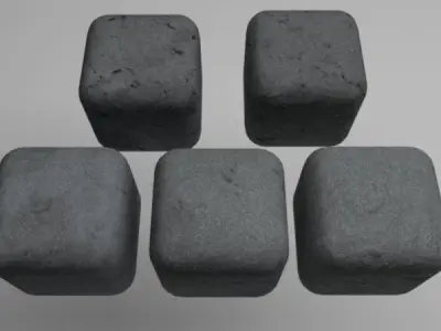 Concrete Materials Pack 2 for C4D R20 3D model