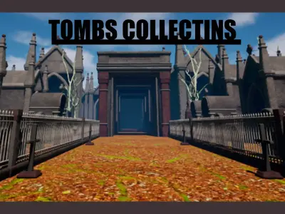 TOMBS COLLECTION Low-poly 3D model