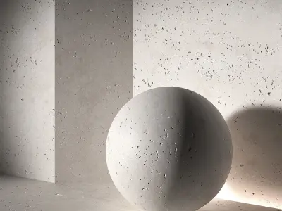 4K Seamless PBR Concrete with dents textures and material Texture