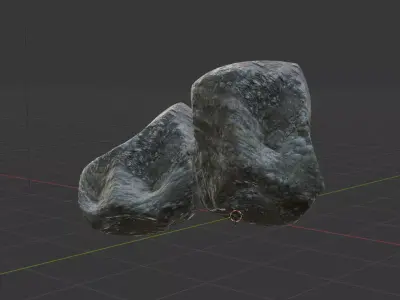 High Quality Rocks Pack Low-poly 3D model
