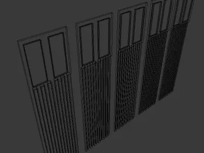 Desert Hangar Low-poly 3D model