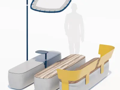 Scape long module 3D model