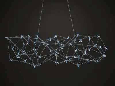 Quasar Universe Cosmos 125 Chandelier  3D model