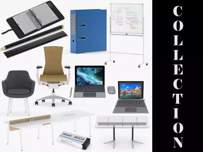  Office Module 02 3D model