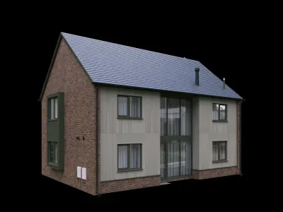 HOUSE PLOT-C1 - octane 3D model