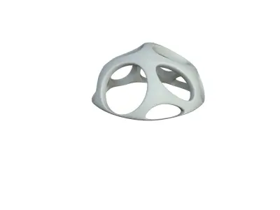 SciFi Cube Object No 55766 Low Poly Shape Low-poly 3D model
