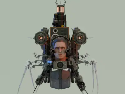 skibidi patrick bateman 3D model