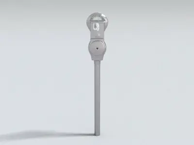 laos Parking Meter Low-poly 3D model