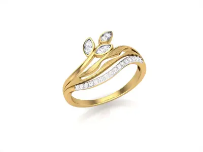 Delicate Ring - 7 3D print model