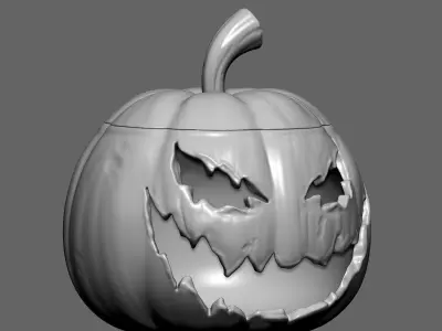PUMPKIN CANDY HOLDER 3D print model