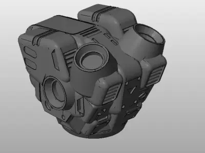 CHIBI-TECH SD - STRYKER CORE  3D print model