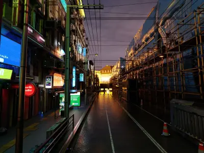 Night Sai Bubin Passenger Street 3D model