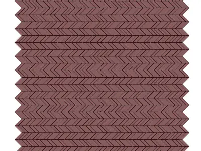 Ceramic tile set 07 - Chevron terracotta 3D model