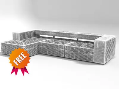 Sofa FSV300 Free 3D model