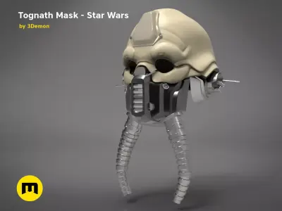 Tognath Mask  Star Wars 3D print model