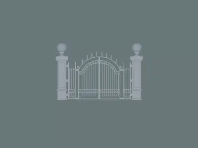 Main Gate 3D print model