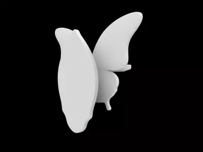 Butterfly Candle Sconce 3D Print Model 3D print model