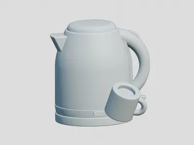 Electric Kettle 3D model