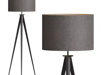 Allora Floor Lamp 3D model