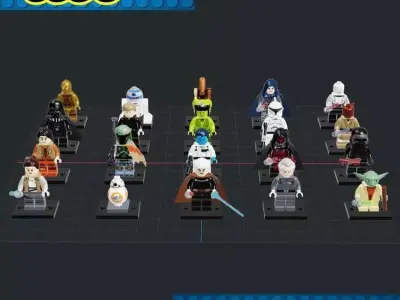 Lego - Star Wars Character 3D print model