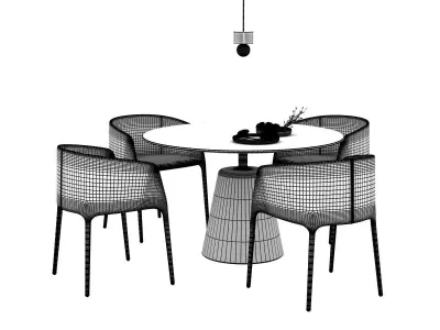 Dining Set 18 3D model