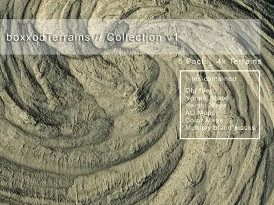 Terrains Pack 3D model